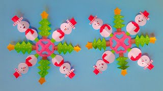 Christmas Decorations | Snowflakes  | Christmas decoration idea at home | Christmas Craft idea