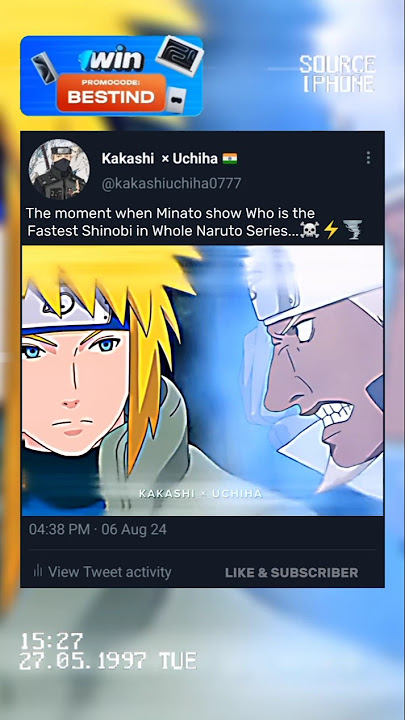 MINATO VS RAIKAGE ☠️⚡