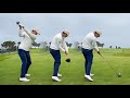 Adam scott golf swing  driver swing sequence  full speed  slow motion