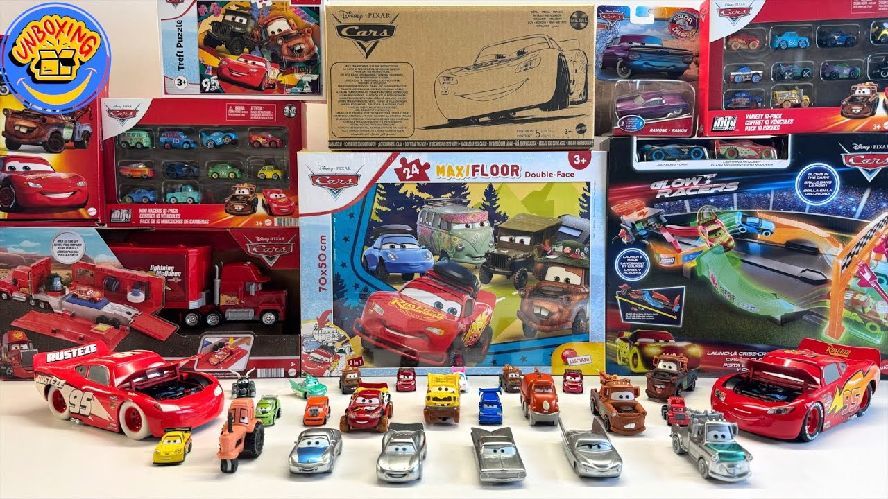 Disney Pixar Cars Mystery Boxes Collection Unboxing Review