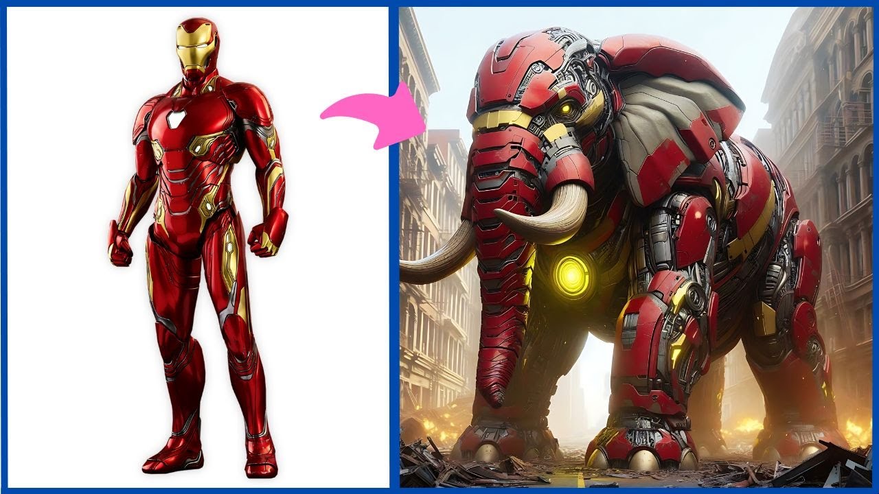 AVENGERS But ELEPHANT 🐘VENGERS 🔥 All Characters (marvel & DC) 2024💥