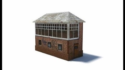 Constructing A Model Railroad Signal Box Building B432 💥