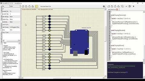 SIMULACIÓN DE UN RELOJ BINARIO