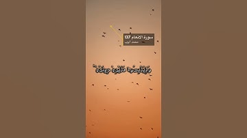 سورة الانعام الايه 137