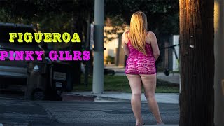 Beautiful & Hot Girls on Figueroa Street