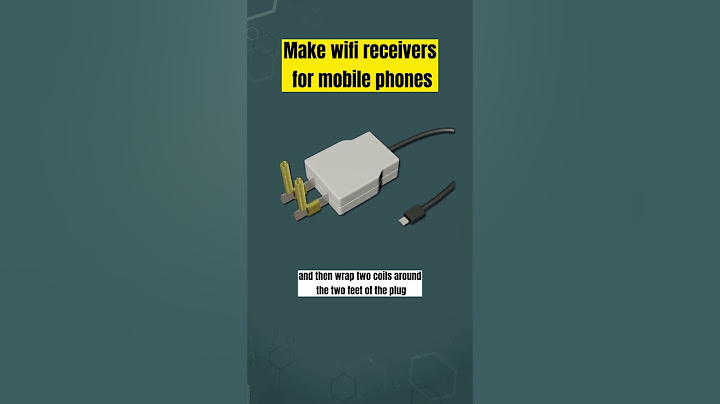 Make wifi receivers for mobile phones