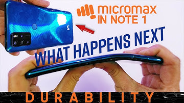 Micromax IN Note 1 Durability Test - Is it a Big Disaster? |DROP TEST|BEND WATERPROOF TEST SCRATCH|