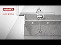 INTRODUCING the new Hilti HAC EDGE innovative cast-in anchor channel solution