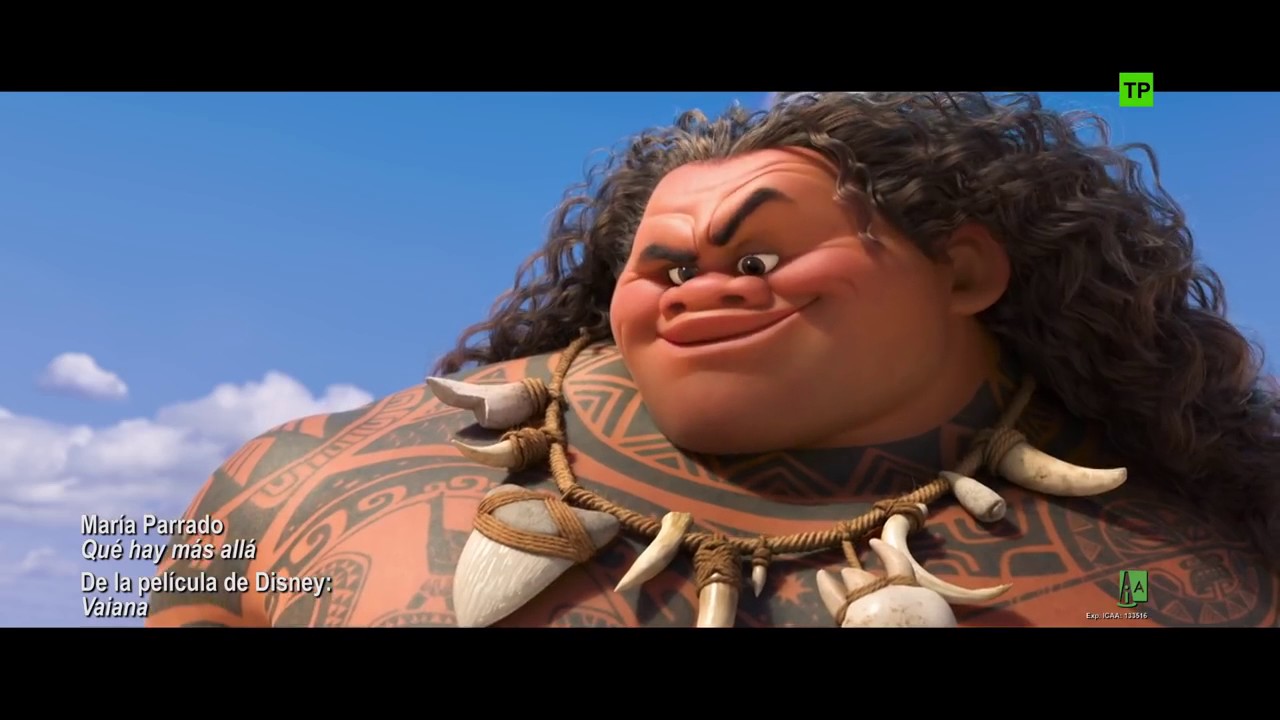 Vaiana Videoclip “Qué hay más allá” con María Parrado HD YouTube