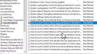 Changing UAC Behavior via Group Policy Object