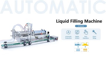 ZONESUN ZS-DTYT2L Pneumatic 2 Nozzles Piston Liquid Filling Machine With Conveyor Belt