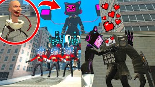 TV WOMAN LOVE TV MAN CRAB CONTROLS they set up an ambush for SKIBIDI TOILET NEW FIGHT In Garry's Mod