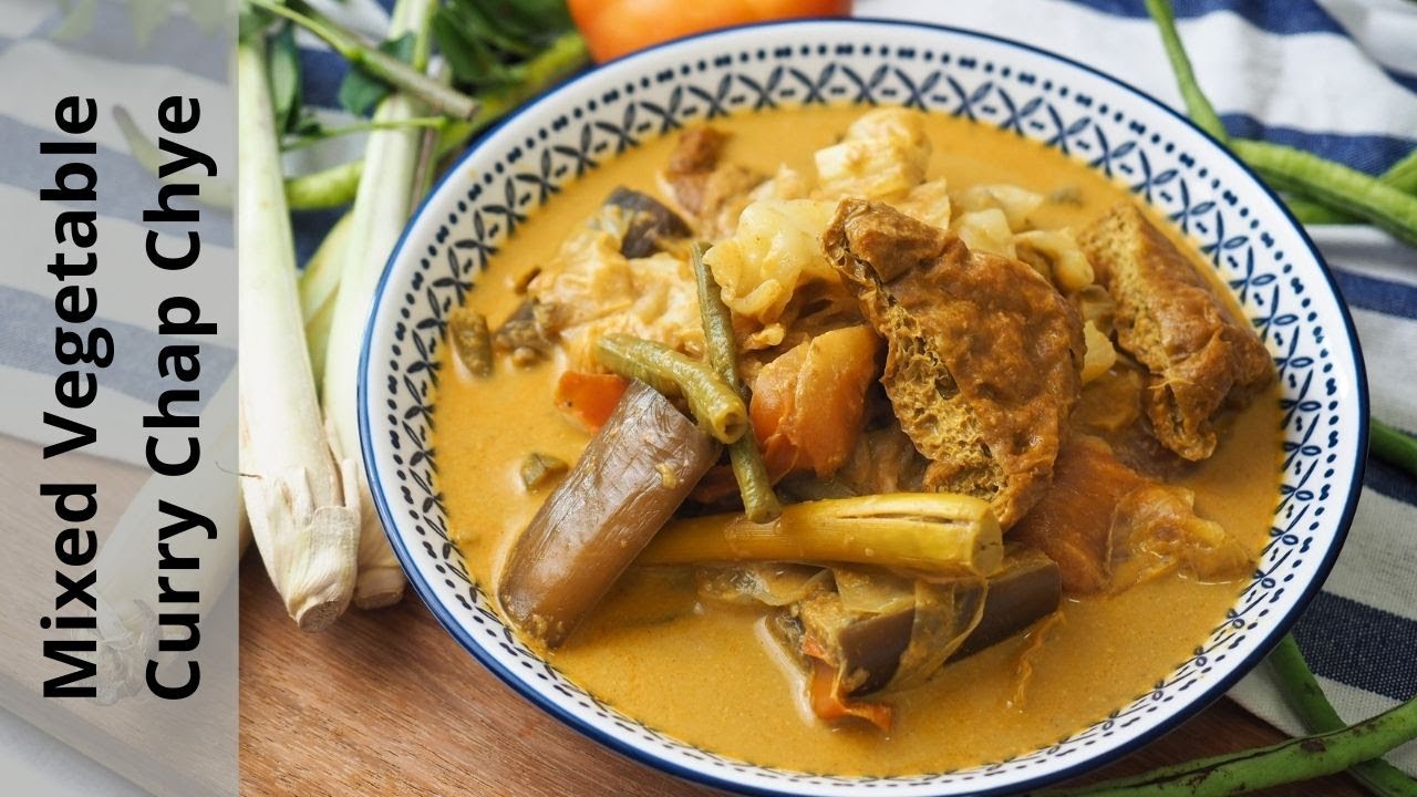 Mixed Vegetable Curry Easy Recipe Chinese Style Curry Chap Chye