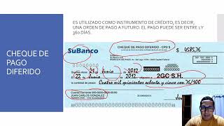 cheque común y diferido (teórico-práctico)