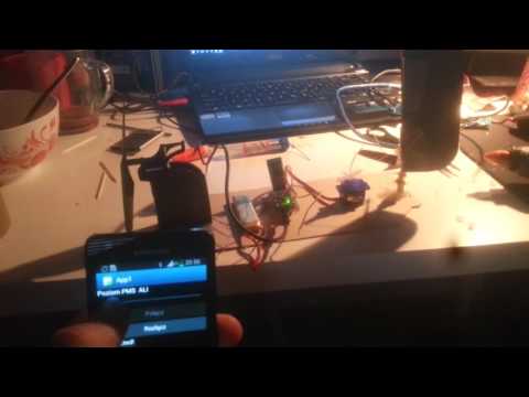 Arduino Xamarin bluetooth hc-05 control servo