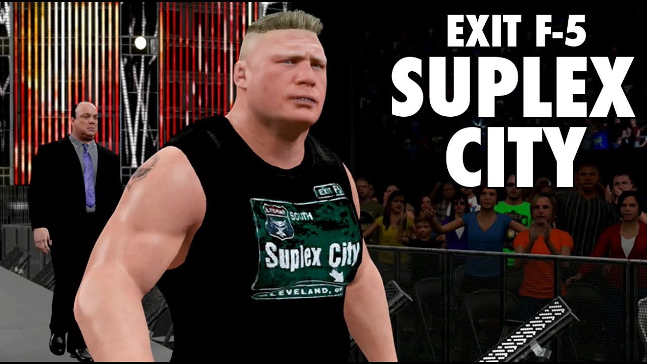 WWE 2K15 BROCK LESNAR SUPLEX CITY! (RAW 15th June 2015) - YouTube
