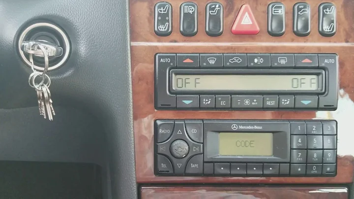 How To Unlock A Mercedes Radio