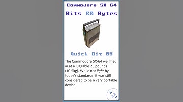 Commodore SX-64 - Quick Bits 05