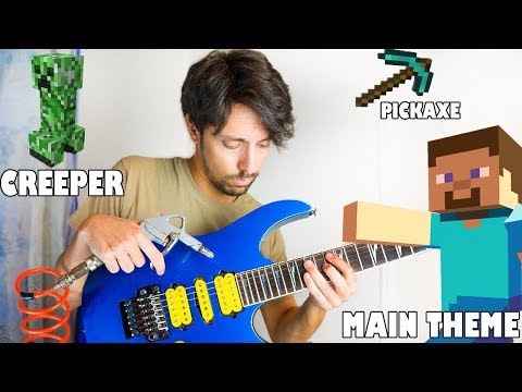 instruments-imitations-on-guitar:-minecraft-theme-and-sounds