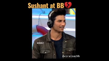 Sushant Singh Rajput at Bigg Boss with Salman Khan | Dil Bechara