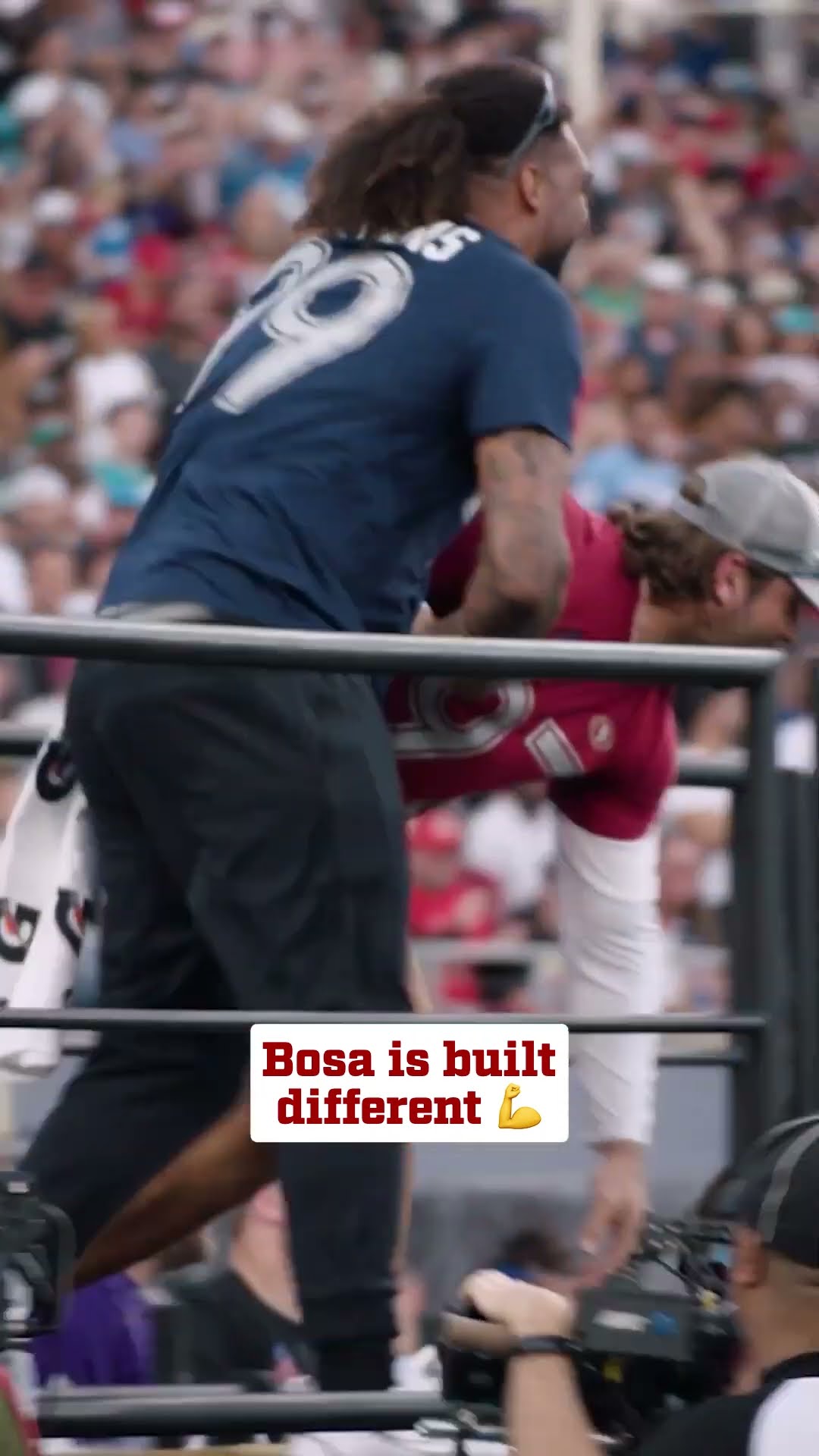 NFC wins tug of war! ?: #ProBowlGames on ESPN #49ers #NickBosa #NFL