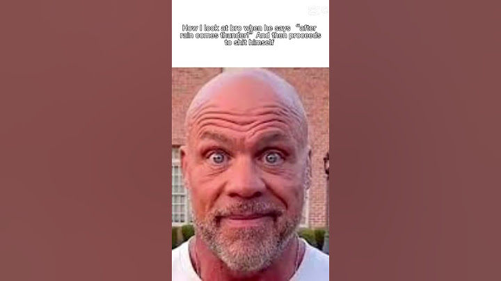 How I look when bro says “after rain comes thunder!” and proceeds to shit himself