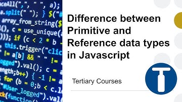 Difference between Primitive and Reference data types in Javascript
