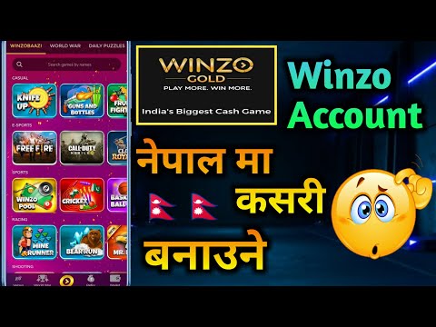 How To Use Winzo App In Nepal | Create Winzo Account In Nepal And Earn Free Fire Diamond | Winzo