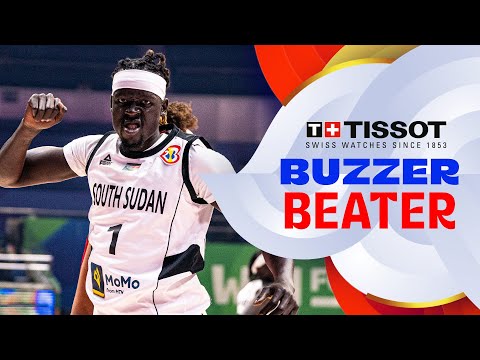 Nuni Omot 🇸🇸 | TISSOT Buzzer Beater | South Sudan v Serbia  | FIBA Basketball World Cup 2023