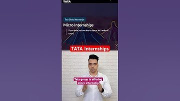 🚀 Tata Group is offering FREE Micro Internships!