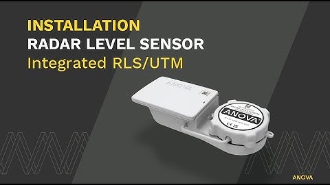 Installation Radar Level Sensor - Integrated RLS/UTM