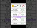 روزمرہ بولے جانے والے انگلش کے اہم فقرات Englishforkids Howtoimprovespokenenglish