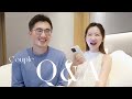 结婚五年情侣问答Q&amp;A | 保持新鲜感｜厌倦对方?｜一周几次｜婆媳关系｜二人MBTI｜会看对方手机吗｜ 婚后理财｜还办婚礼吗？备孕进程～