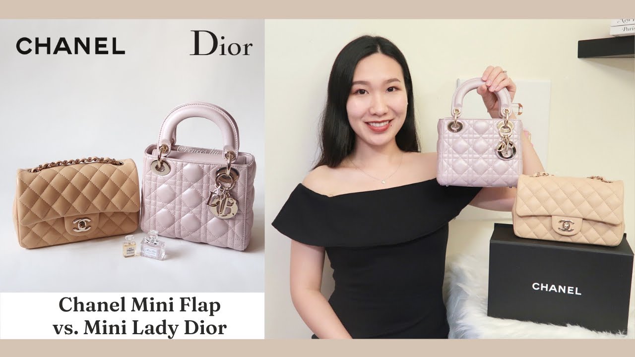 CHANEL MINI RECTANGULAR VS. MINI LADY DIOR: WHAT FITS, MOD SHOTS