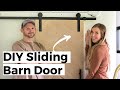 Diy sliding barn door  easy diy project