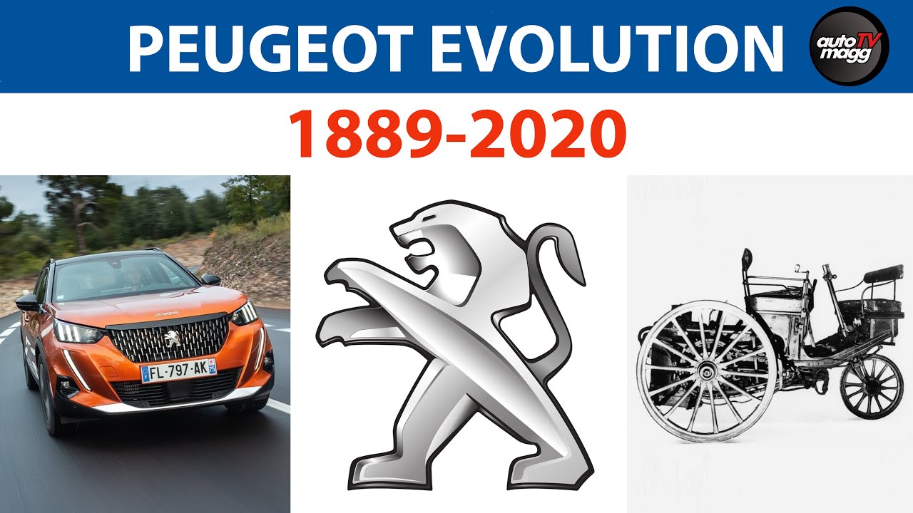 Peugeot history and evolution / 1889-2020 