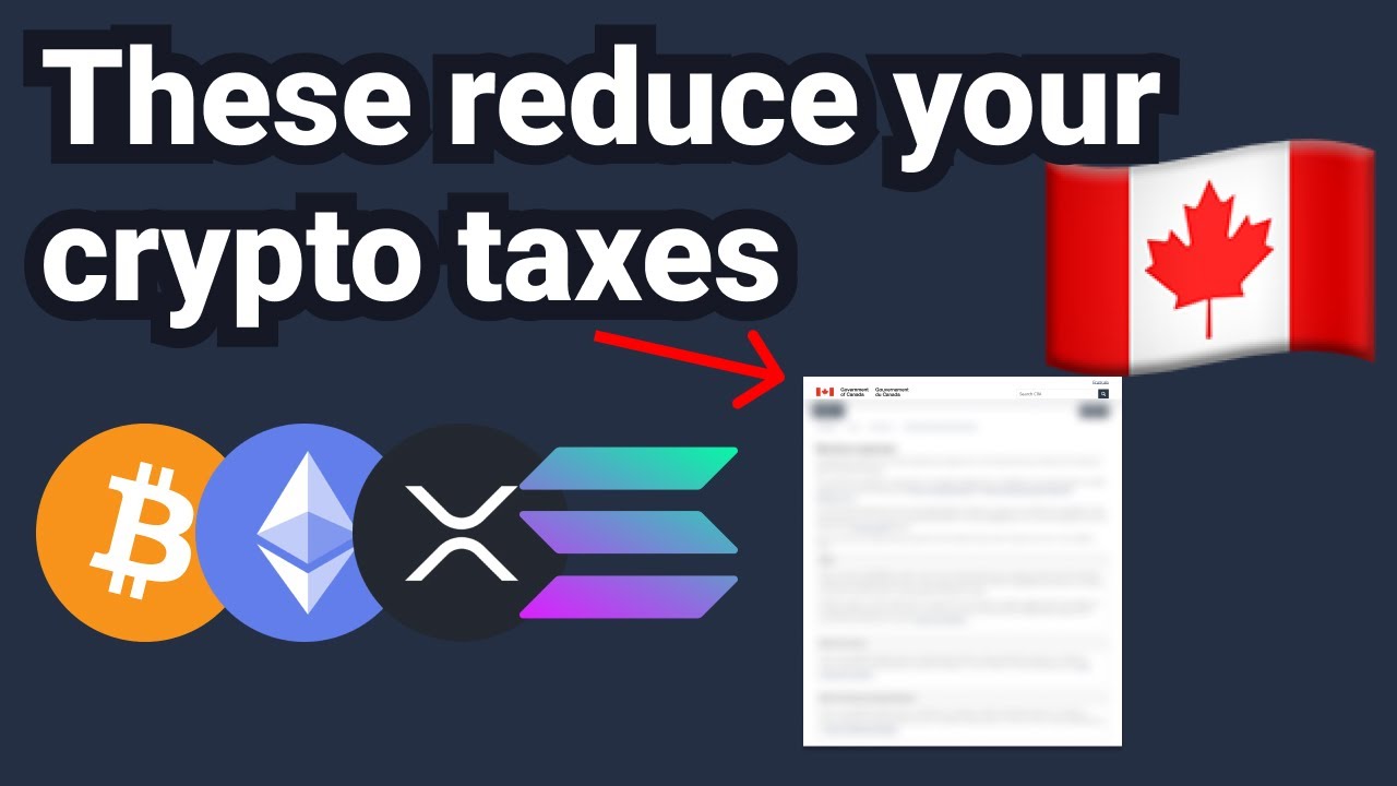 How To Reduce Crypto Taxes In Canada YouTube How To Reduce Crypto Taxes In Canada YouTube