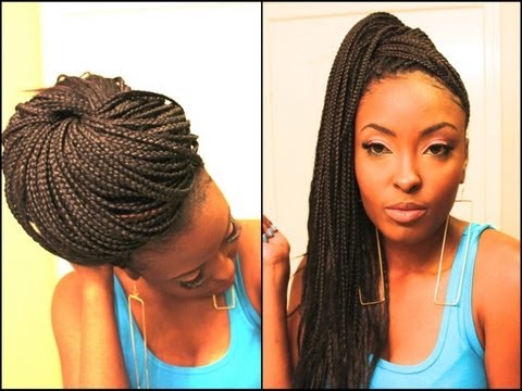 2 Super Easy Ways I Style My Box Braids (Requested)