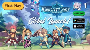 Knightcore Universal (iOS, Android) - First Global Launch Gameplay, Turn Based RPG various JOBS !
