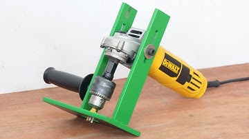 New Ideas! Make A Router Attachment For Angle Grinder /Angle Grinder Hack  Part1