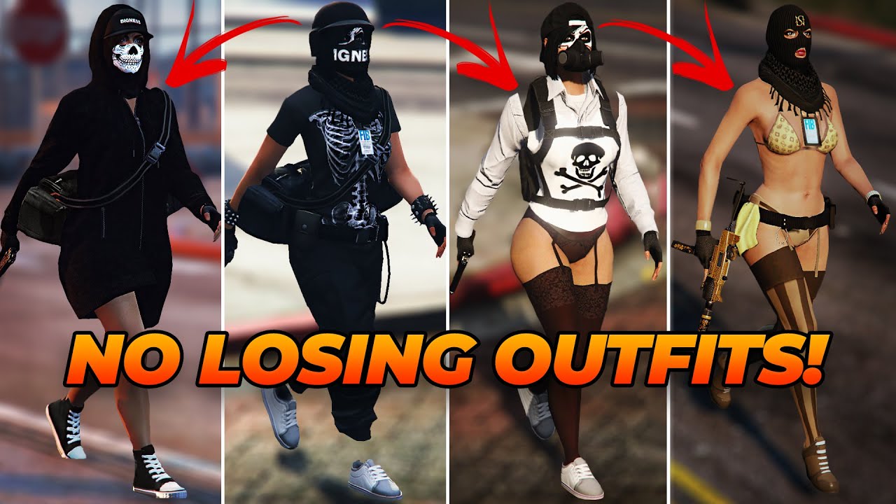 GTA 5 Female Outfits How to Get Black Joggers and More—No Transfer