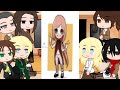 Aot charactor and yn react as haruno sakuraeditbyyuri ackerman