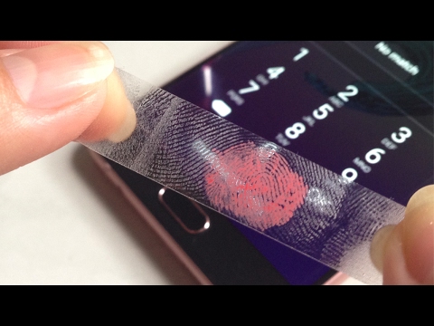 Trick to unlock your Phone with Lipstick and Scotch Transparent Tape