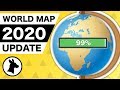 World Map UPDATED for 2020 (changes from 2019)