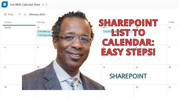 Turn Your SharePoint List into a Calendar (Default View & Page Integration)