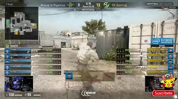 NiP vs Sk (Overpass) Map 1 - Semifinal - IEM Oakland 2017