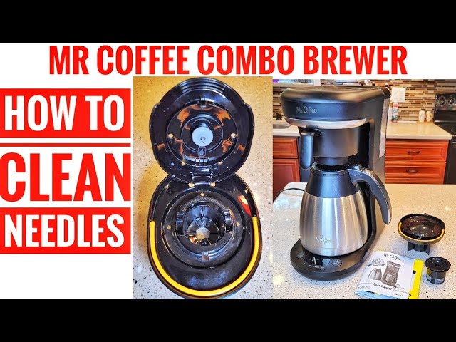 Mr. Coffee BVMC-SS12XTH Space-Saving Combo 10-Cup Coffee Maker and Pod  Single