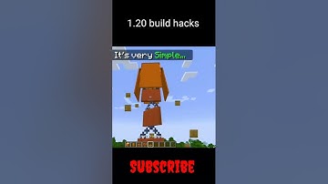 1.20 minecraft update build hacks #shorts #shortsfeed #viral