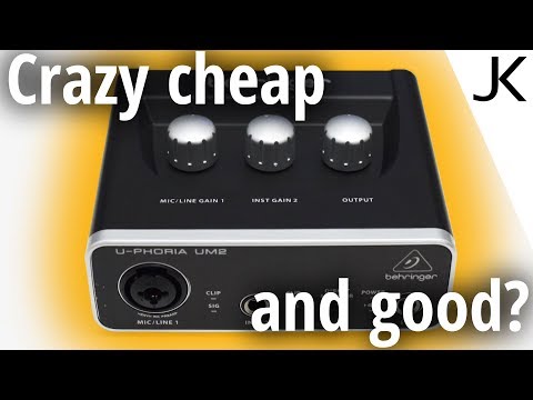Behringer UM2 cheap Audio Interface - Review
