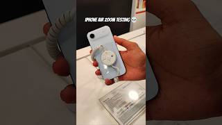 iPhone 17 Air zoom testing #shortsfeed #iphone #viral